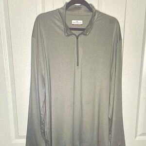 Grand Slam Men's Light Gray Zip-Up Sweater